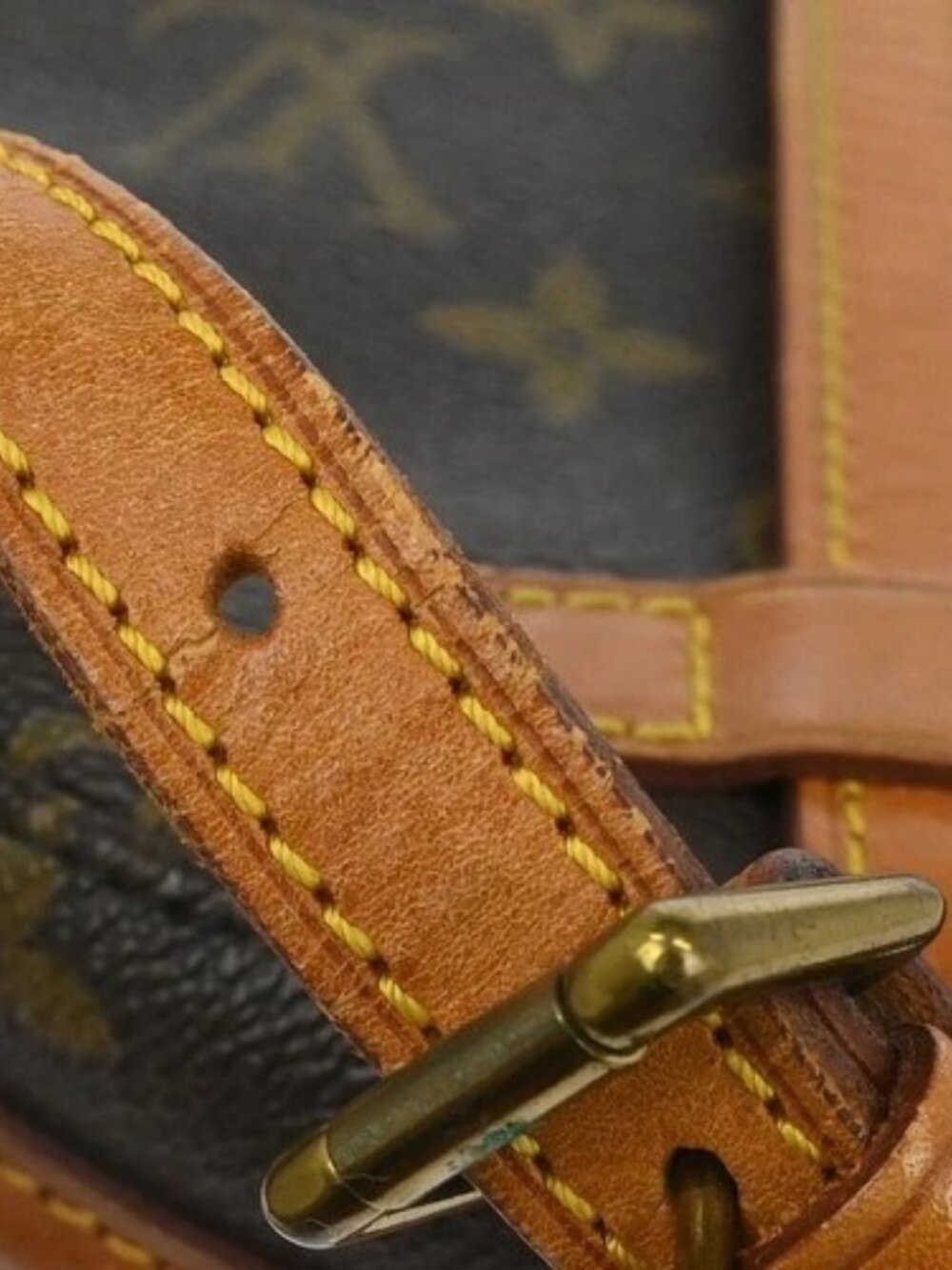 BUYIT03 LOUIS VUITTON CHANTILLY PM SHOULDER CROSSBODY BAG MONOGRAM 863VI - Picture 7 of 16
